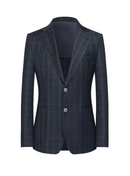 Blazer single breasted, half linen, em lã tropical, estrutura half canvas,  BPN